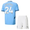 Maillot de Supporter Manchester City Gvardiol 24 Domicile 2024-25 Pour Enfant